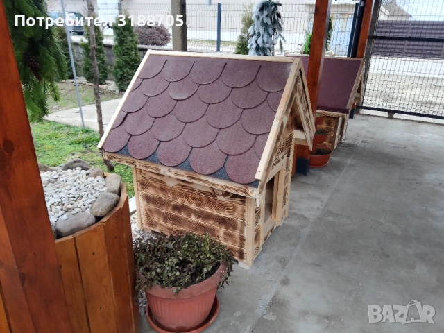 Дървени къщички за кучета , снимка 7 - За кучета - 53730508