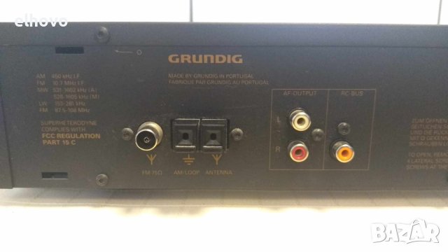 Стерео тунер Grundig cityline CL-T6, снимка 10 - Ресийвъри, усилватели, смесителни пултове - 41504936
