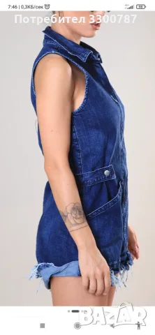 Дънков гащеризон pause jeans , снимка 7 - Гащеризони - 55886386