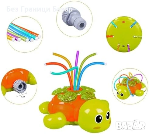 Нова Водна пръскачка за деца ротационен спринклер за двор градина летни игри навън, снимка 2 - Други - 53166629