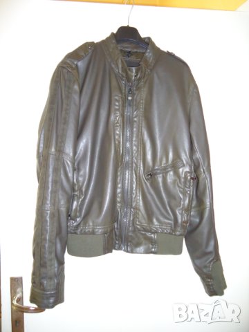 кожено яке Zara, снимка 3 - Якета - 42377197