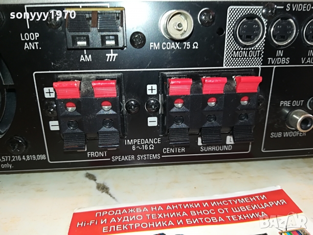 DENON ADV-700 ВНОС GERMANY 0803221416, снимка 13 - Ресийвъри, усилватели, смесителни пултове - 36034600