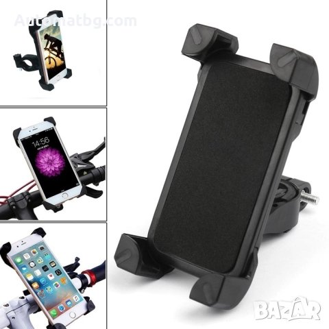 Поставка за телефон Automat, За велосипед, Универсална, Черен, снимка 3 - Аксесоари за велосипеди - 40430169