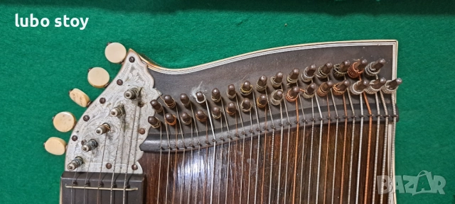 Цитра стар музикален инструмент - антика, снимка 4 - Антикварни и старинни предмети - 51544532