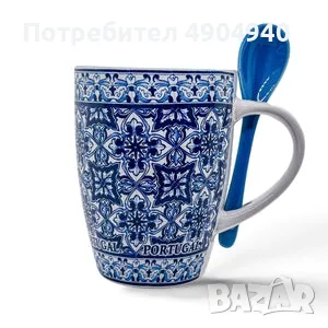 керамична чаша за чай и кафе от Португалия 
