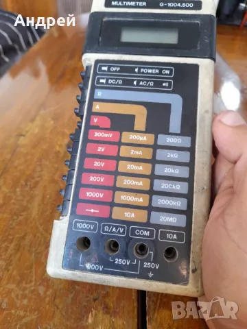 Стар мултицет RFT Mikroelektronik G 1004.500 #2, снимка 3 - Антикварни и старинни предмети - 47737698