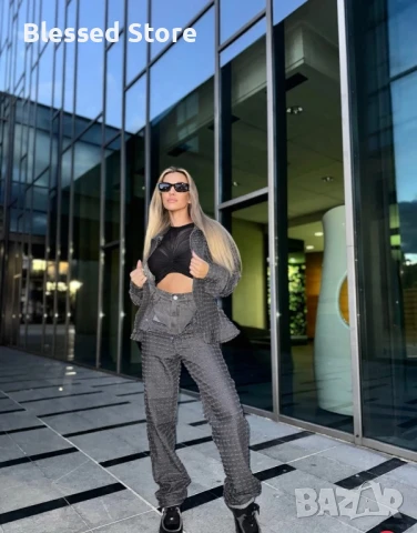 Дамски дънки с накъсан ефект , снимка 5 - Дънки - 51360441