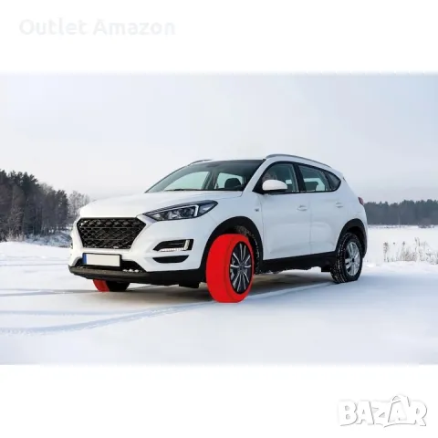 Текстилни вериги за кола, противоплъзгащо покритие за сняг, DAC Active Series 3D, одобрен, размер M, снимка 5 - Аксесоари и консумативи - 49488570