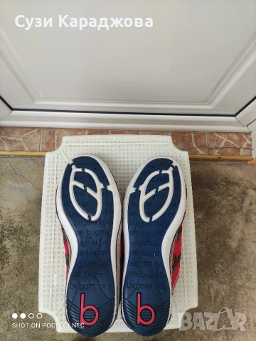 Червени сникърси Bugatti, снимка 7 - Маратонки - 53275285