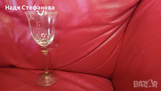 Чаши за вино 4 бр, високи, кафеникав нюанс, снимка 6 - Чаши - 44242000