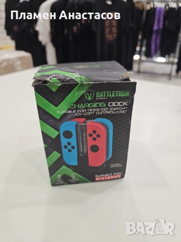 Зарядна станция за Switch Battletron гейм контролери — за Joy-Con (до 4 броя), снимка 5 - Аксесоари - 52973423
