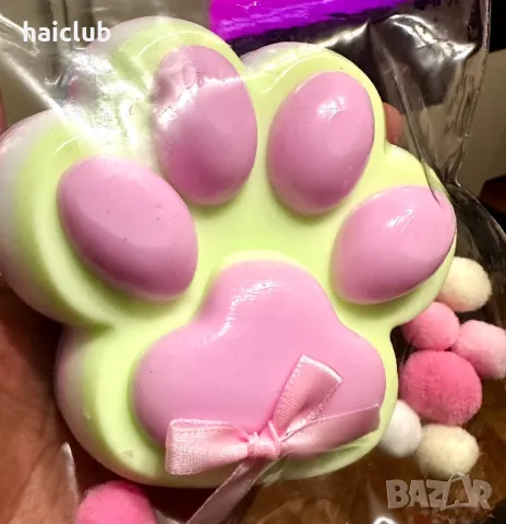 Котешки лапички таба Скуиши/Скуиши лапички/Cat Paw Taba Squishy, снимка 5 - Образователни игри - 48712579
