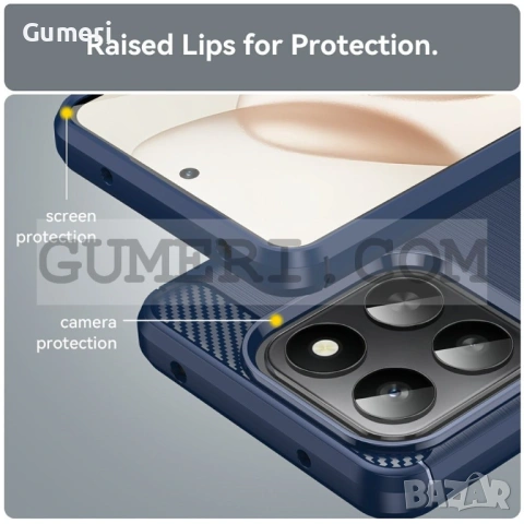 Гръб "Карбон Шарк" за Huawei Honor X7d, снимка 8 - Калъфи, кейсове - 53258756