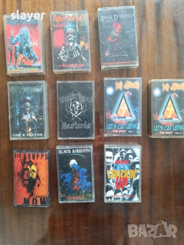 Лот аудио касети Iron Maiden,Bruce Dickinson,Def Lepard,Black Sabbath, снимка 2 - Аудио касети - 53083574