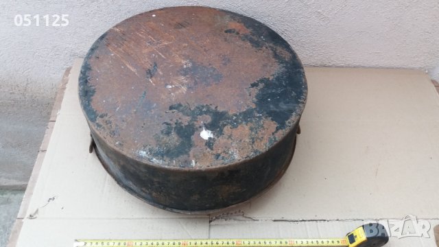 стара масивна метална тава , снимка 17 - Антикварни и старинни предмети - 40788635