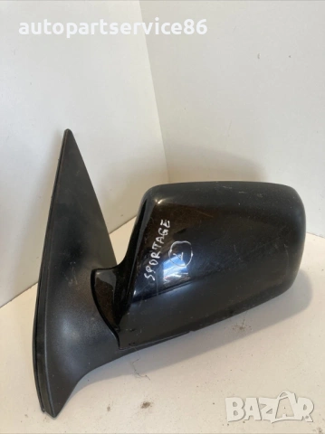 Странично огледало предно ляво черно за KIA Sportage 2.0 CRDi (2006-2010), снимка 2 - Части - 53439185