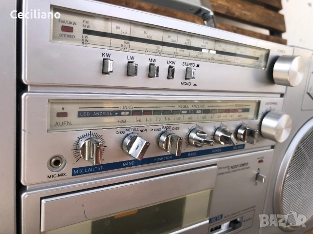 Радиокасетофон 💥 RADIOTONE (Germany)  mini compo-RCX 7, снимка 8 - Радиокасетофони, транзистори - 53761419