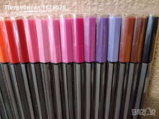 Комплект от 30 бр.цветни тънкописци., снимка 3 - Ученически пособия, канцеларски материали - 51264743