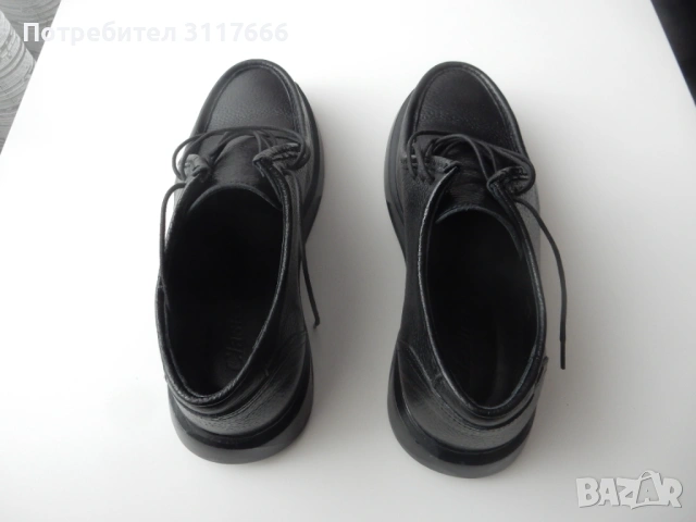Предлагам мъжки черни обуки №42 за 39 Евро, снимка 3 - Ежедневни обувки - 53579048