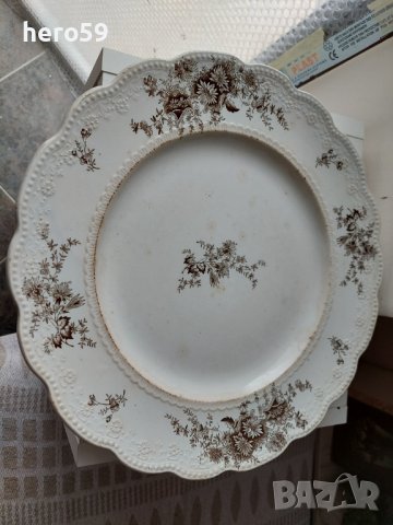 Огромна порцеланова чиния''Кознецов Царска Русия'', снимка 1