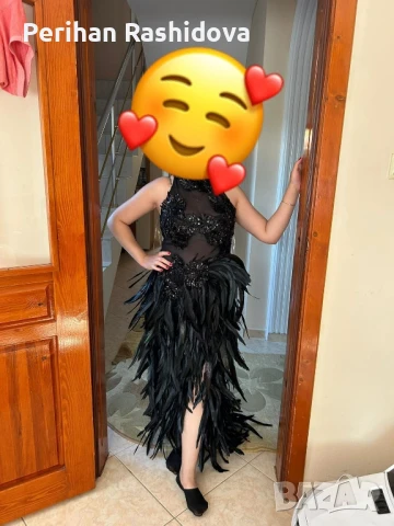 Черна елегантна рокля 