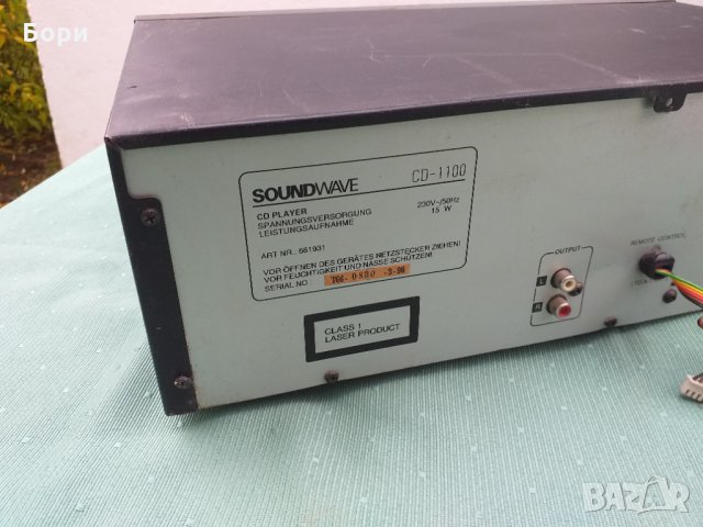 SOUNDWAVE CD-1100  CD Player, снимка 9 - Плейъри, домашно кино, прожектори - 34727724