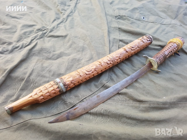 Дха меч нож сабя  , снимка 2 - Антикварни и старинни предмети - 53728289