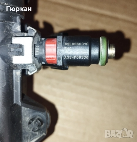 Инжектор за Горивен - 1.2 VW Polo - Skoda -Seat  44KW -47KW - 51KW    03E906031C , снимка 4 - Части - 52275757