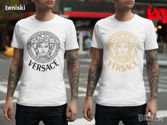  Мъжка тениска Versace Версаче принт 6 модела, снимка 3 - Тениски - 28750494