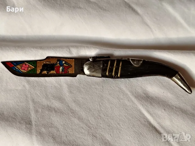 Рядък малък сгъваем нож НАВАХА-ТОЛЕДО/NAVAJA-TOLEDO XIXвек