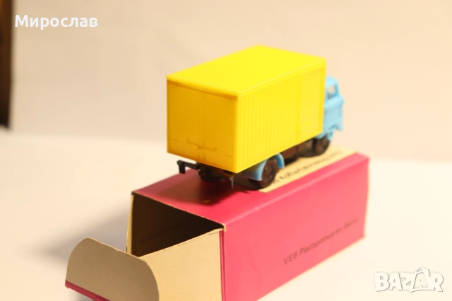 MINI CAR 1/87 H0 IFA ИФА ФУРГОН КАМИОН МОДЕЛ, снимка 8 - Колекции - 52772811