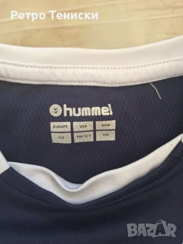 Тениска на Silkeborg • гостуващ екип • №28 • Hummel • синьо • размер M • Деца, снимка 6 - Тениски - 56314980