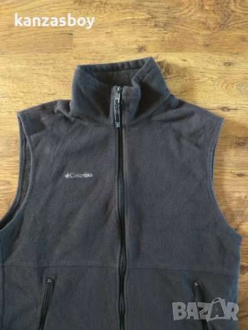 Columbia Men's Full Zip - страхотен поларен елек, снимка 3 - Други - 42450263