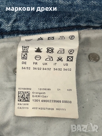 HUGO BOSS ORANGE REGULAR FIT 34  JEANS, снимка 10 - Дънки - 52737236