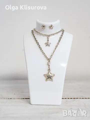 Комплект колие, гривна и обеци, снимка 1