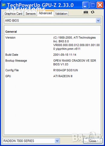 Видео карта ATi Radeon 7000VE Dual VGA 64MB SDR 64bit AGP, снимка 10 - Видеокарти - 33853790