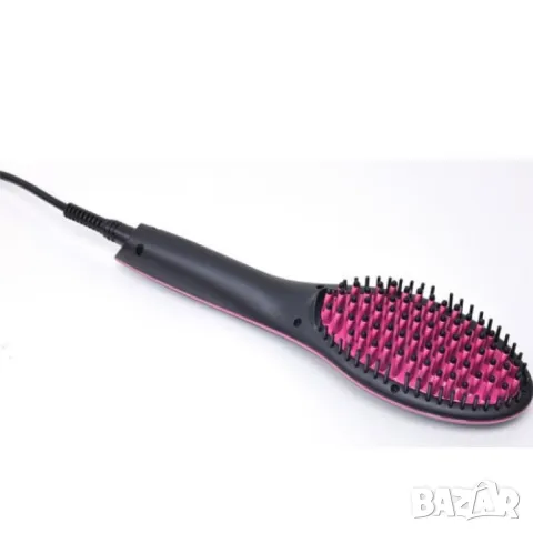 Четка за изправяне и изсушаване  с  LCD дисплей и 3D керамични цилиндри TV51, снимка 7 - Преси за коса - 50369598