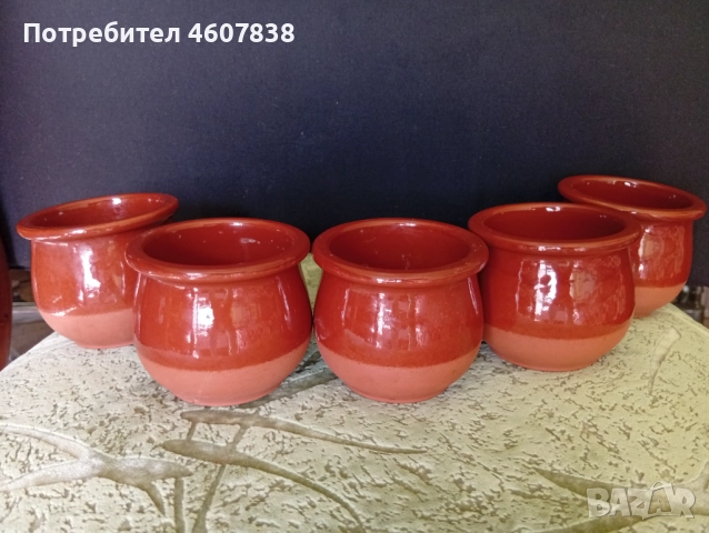 Глинени чашки италия 7-8 см