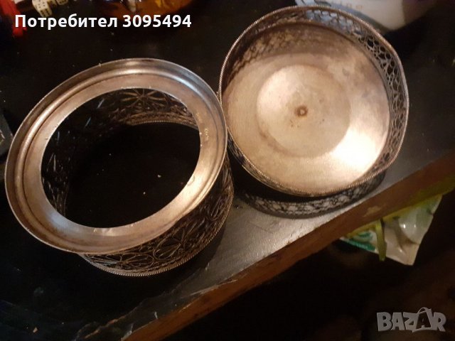 ПОСРЕБРЕНА ФИЛИГРАНЕНА БОНБОНИЕРА. СССР., снимка 4 - Други ценни предмети - 35714958