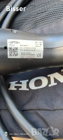 Като нов кабел Type 2 за зареждане на електромобил или хибрид оригинален Honda 32A, снимка 4 - Аксесоари и консумативи - 55986835