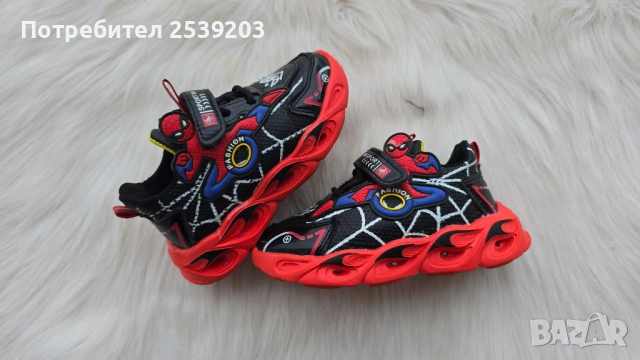 Детски маратонки Спайдърмен №27/28, снимка 10 - Детски маратонки - 53791709