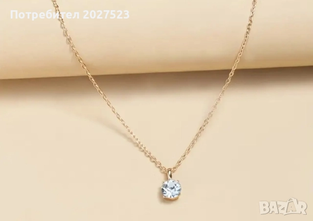 Колие с камък, снимка 5 - Колиета, медальони, синджири - 52071234