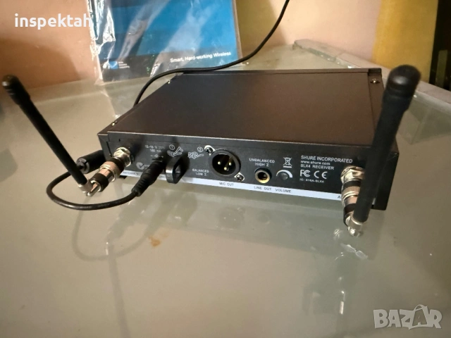 SHURE SLX4, снимка 6 - Микрофони - 53719778