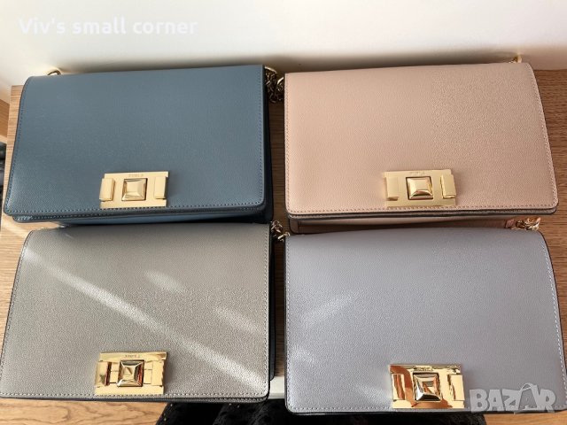 FURLA MIMI Crossbody PERVINCA Естествена кожа нова 24см., снимка 1 - Чанти - 34224570