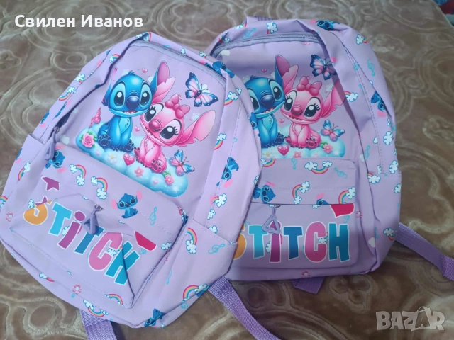 Детски раници на Стич, снимка 6 - Други - 52190260