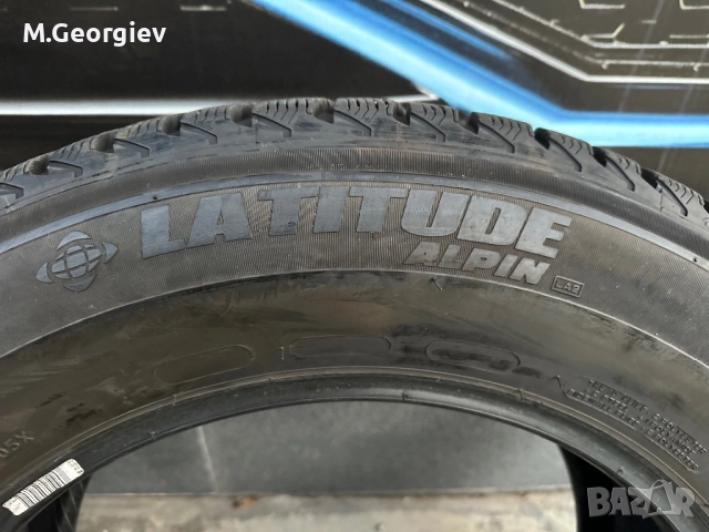 4БР.ЗИМНИ ГУМИ MICHELIN LATITUDE ALPIN  255/ 60 /18 111V -7, 7 mm, снимка 9 - Гуми и джанти - 52380340