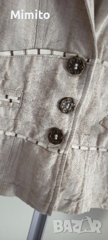 Сако памук/лен ново xs, снимка 4 - Сака - 29235306
