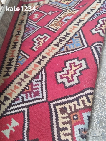 Чипровски килим. Пътека. Ръчно тъкан. Оригинал. Двулицев , снимка 6 - Декорация за дома - 51782282