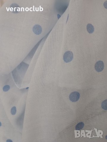 Нежни дамски шалове на малки точки, снимка 7 - Шалове - 41704682