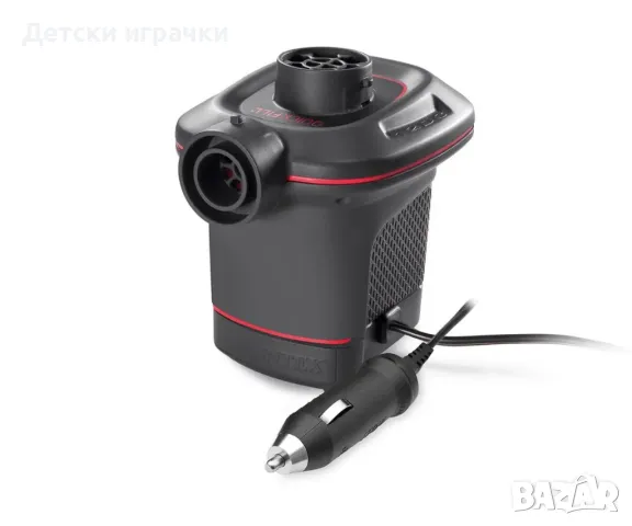 Електрическа помпа Intex, 12V, 650 л./мин, за надуваеми продукти, черна, снимка 3 - Басейни и аксесоари - 49927247